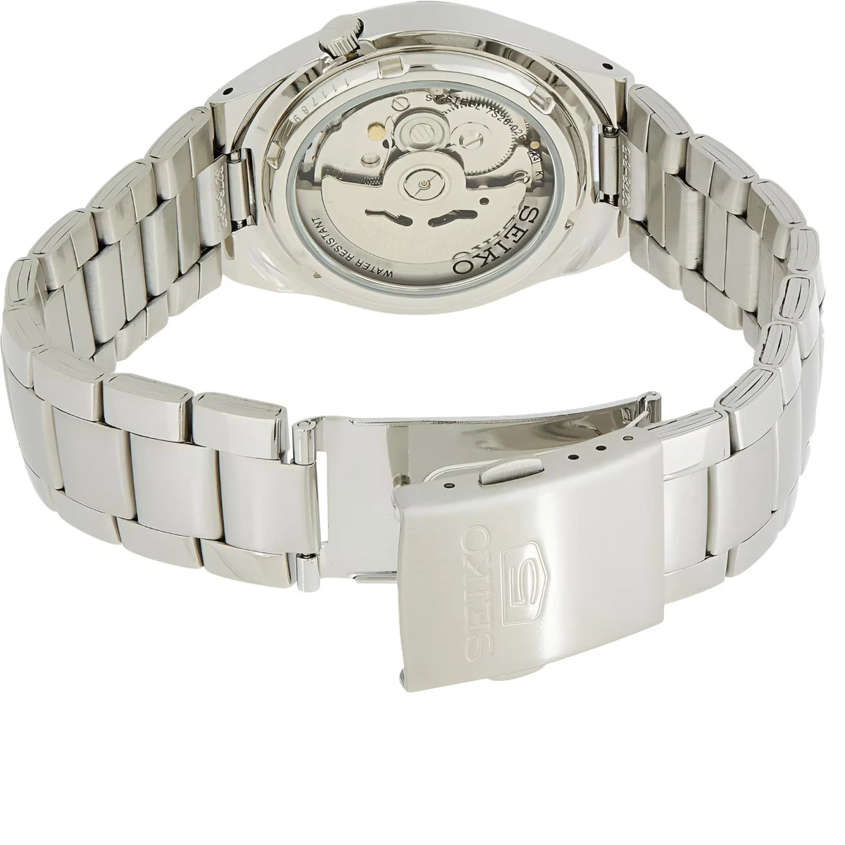 Seiko Men's 5 Automatic SNK615K Blue Stainless-Steel Automatic Dress Watch