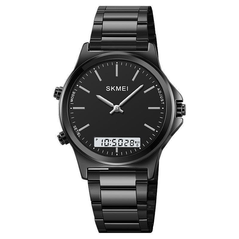 Business-style Multi-function Steel-band Watch For Men