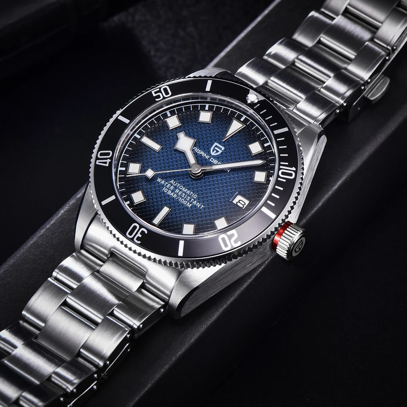 Men's Elite Skeleton Automatic Watch: 42mm Case | No Battery Required | 316L Stainless Steel
