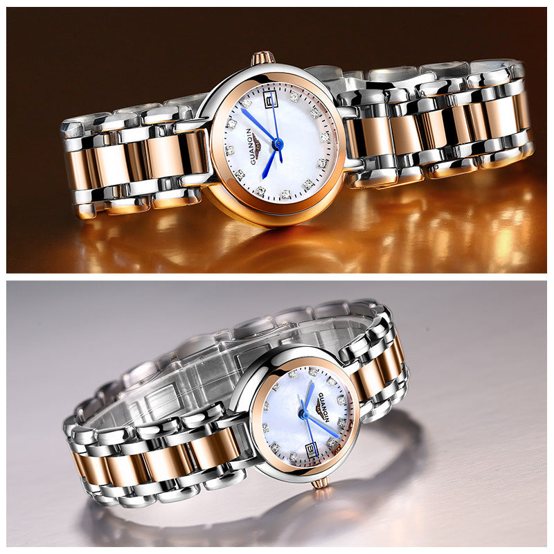 High-End Compact Ladies Watch – Sapphire Crystal, 26mm Petite Dial & Ultra-Slim Stainless Steel Design