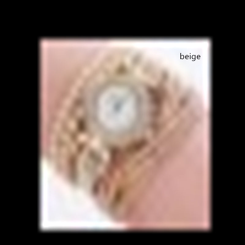 Luxury Braided Twist Watch: 28mm Petite Dial | 8mm Slim | Fashion Quartz Bracelet