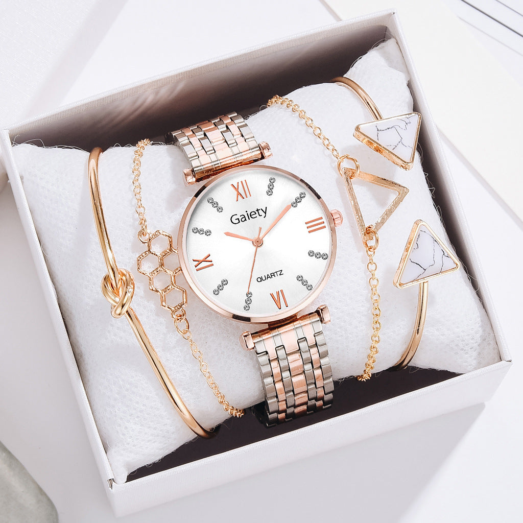 New Diamond Fashion Trend Watch: 31mm Petite Case | 8mm Slim | Bracelet Stack Sets