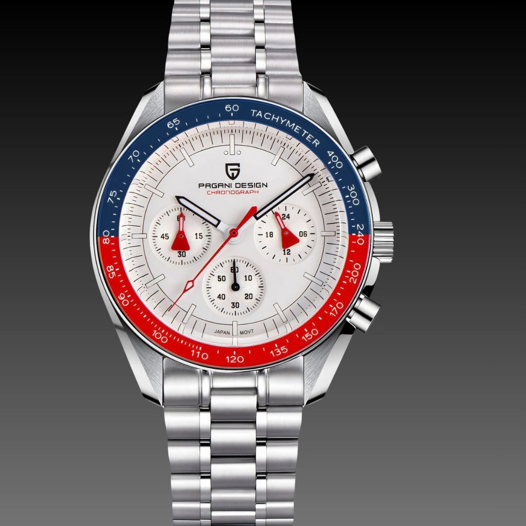 Men's Pro Racing Chronograph: 40mm Sapphire Glass | VK63 Meca-Quartz | 14mm Sports Spec
