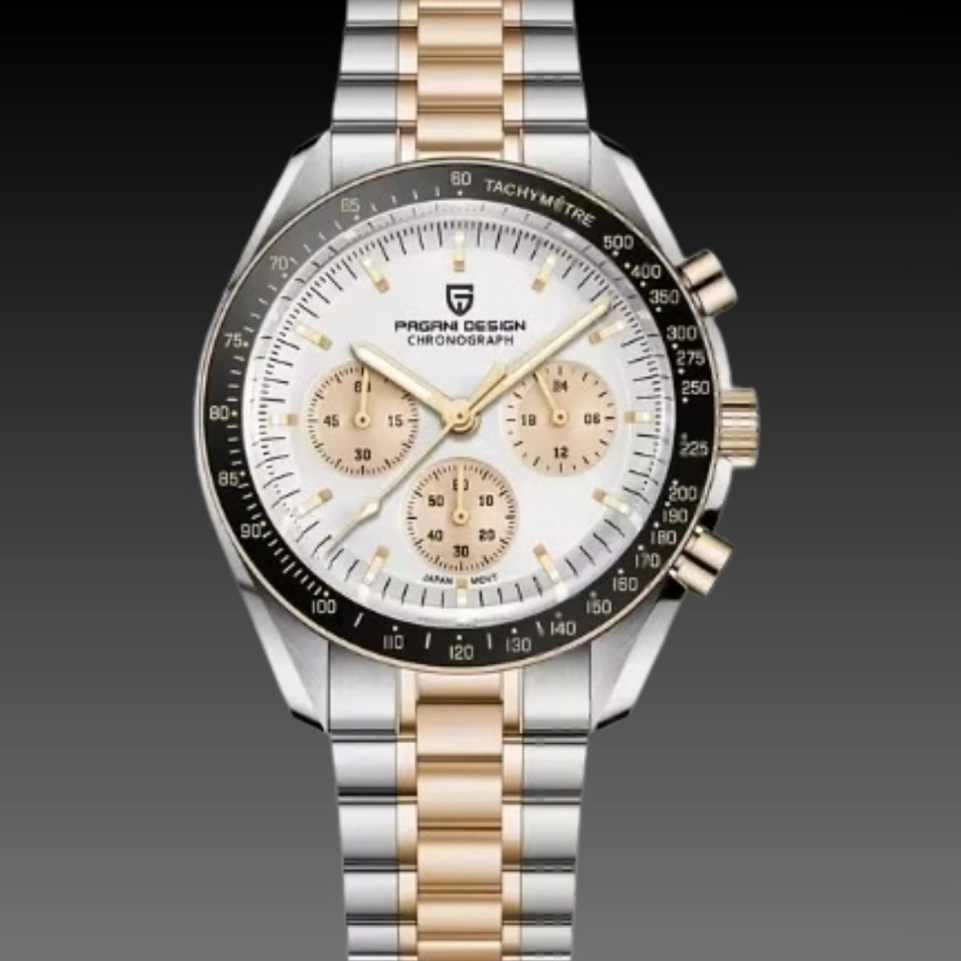 Men's Pro Racing Chronograph: 40mm Sapphire Glass | VK63 Meca-Quartz | 14mm Sports Spec
