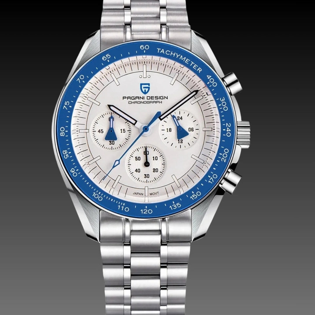 Men's Pro Racing Chronograph: 40mm Sapphire Glass | VK63 Meca-Quartz | 14mm Sports Spec