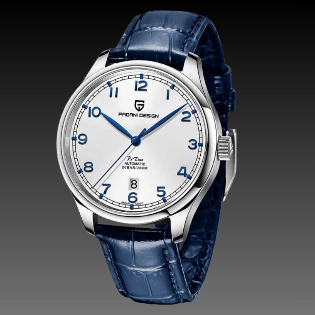 Men's Minimalist Automatic Watch – 41mm Miyota 8215 Movement with Sapphire Crystal