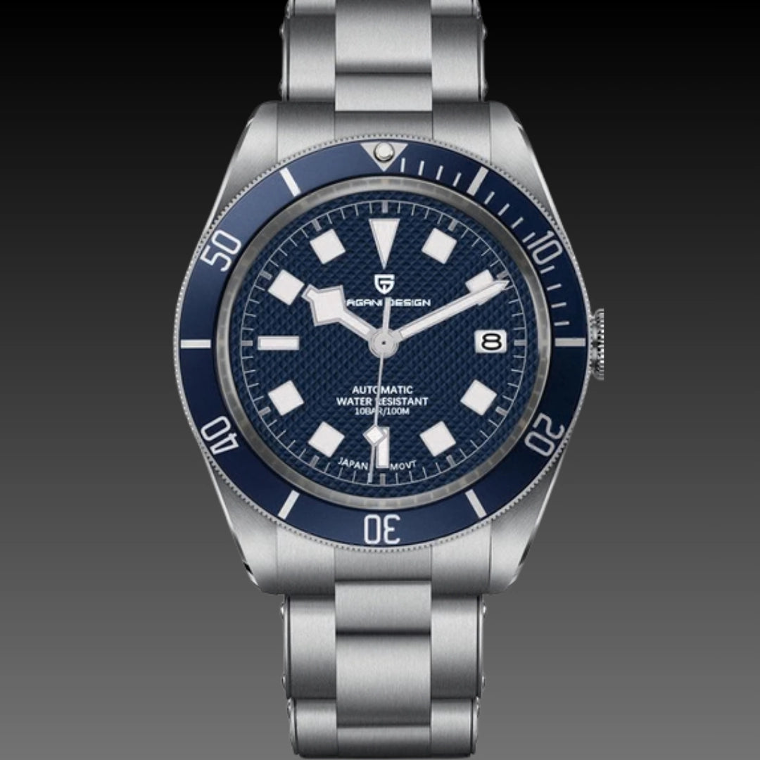 Men's Elite Skeleton Automatic Watch: 42mm Case | No Battery Required | 316L Stainless Steel