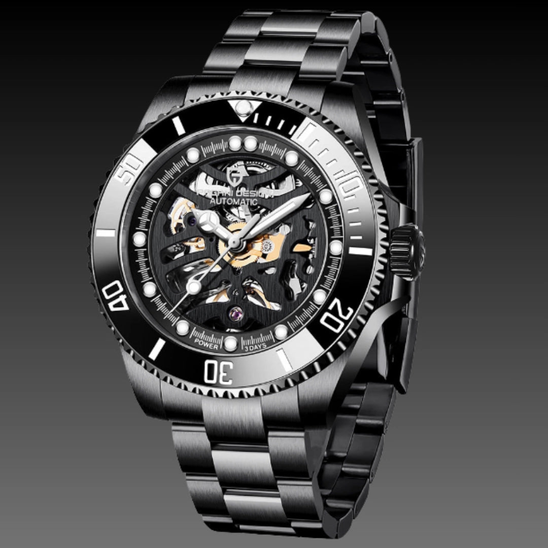 PAGANI Steel Band Mechanical WatchPagani Design Mechanical Watch – 43mm Sapphire Crystal 100M Waterproof Diver