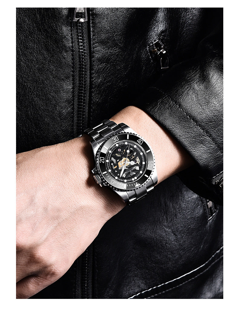 PAGANI Steel Band Mechanical WatchPagani Design Mechanical Watch – 43mm Sapphire Crystal 100M Waterproof Diver