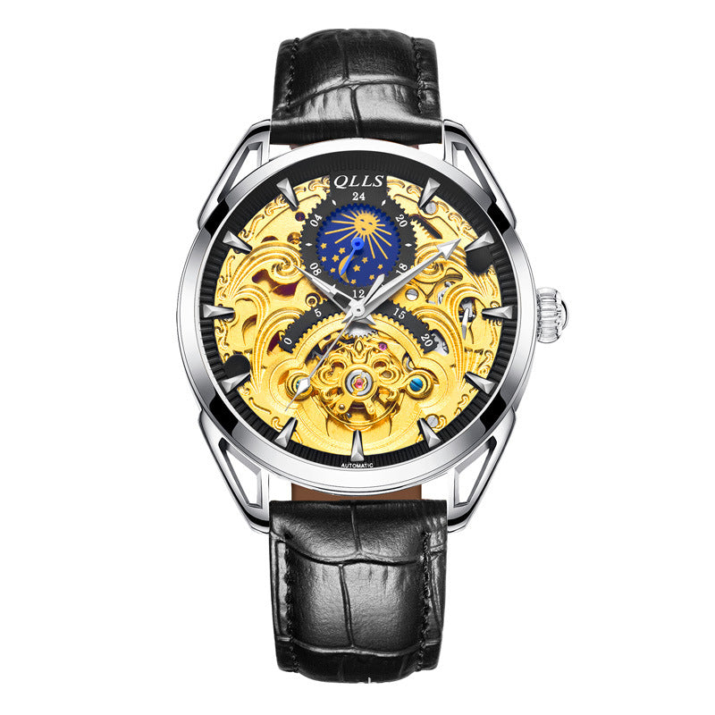Mechanical watch fully automatic dial