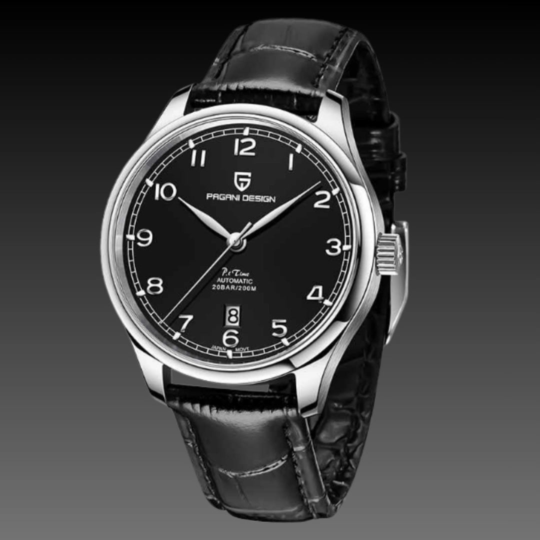 Men's Minimalist Automatic Watch – 41mm Miyota 8215 Movement with Sapphire Crystal