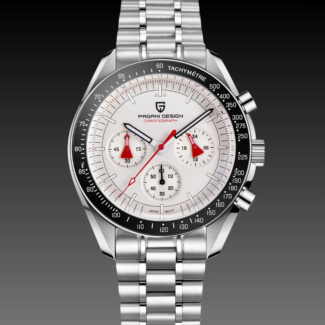 Men's Pro Racing Chronograph: 40mm Sapphire Glass | VK63 Meca-Quartz | 14mm Sports Spec