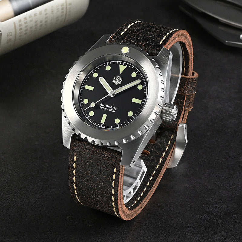 Men's 200M Pro Diver Automatic Watch – 41mm Sapphire Crystal Mechanical with C3 Luminous