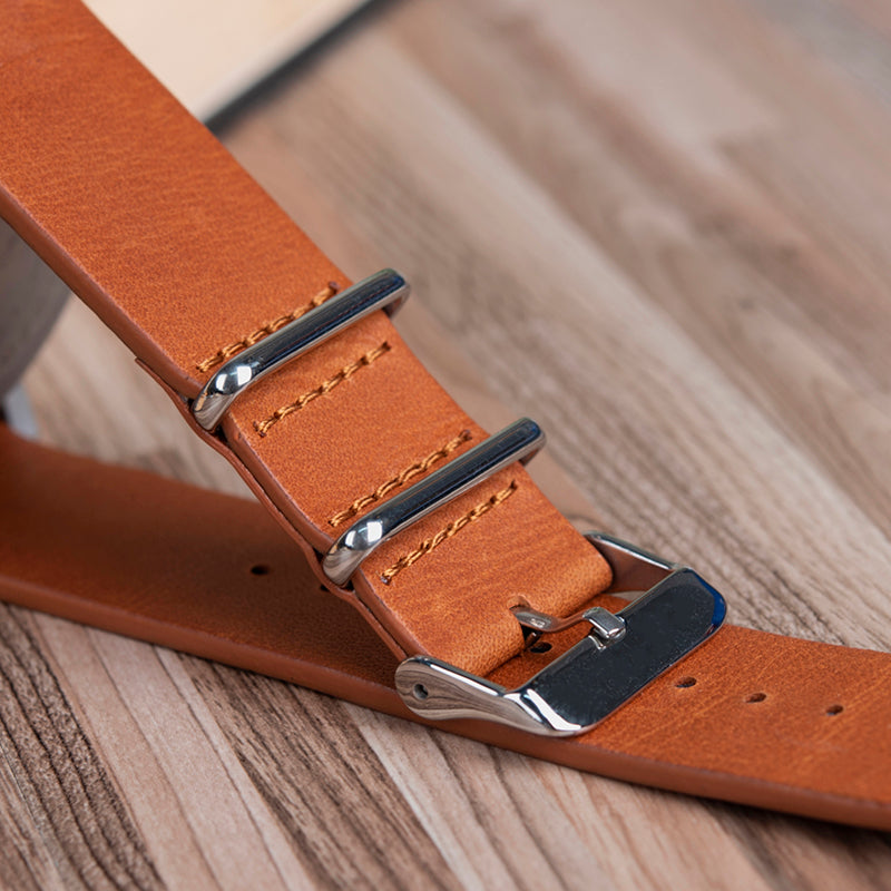 Men's 44.3mm Wood & Steel Chronograph Watch | Miyota Movement