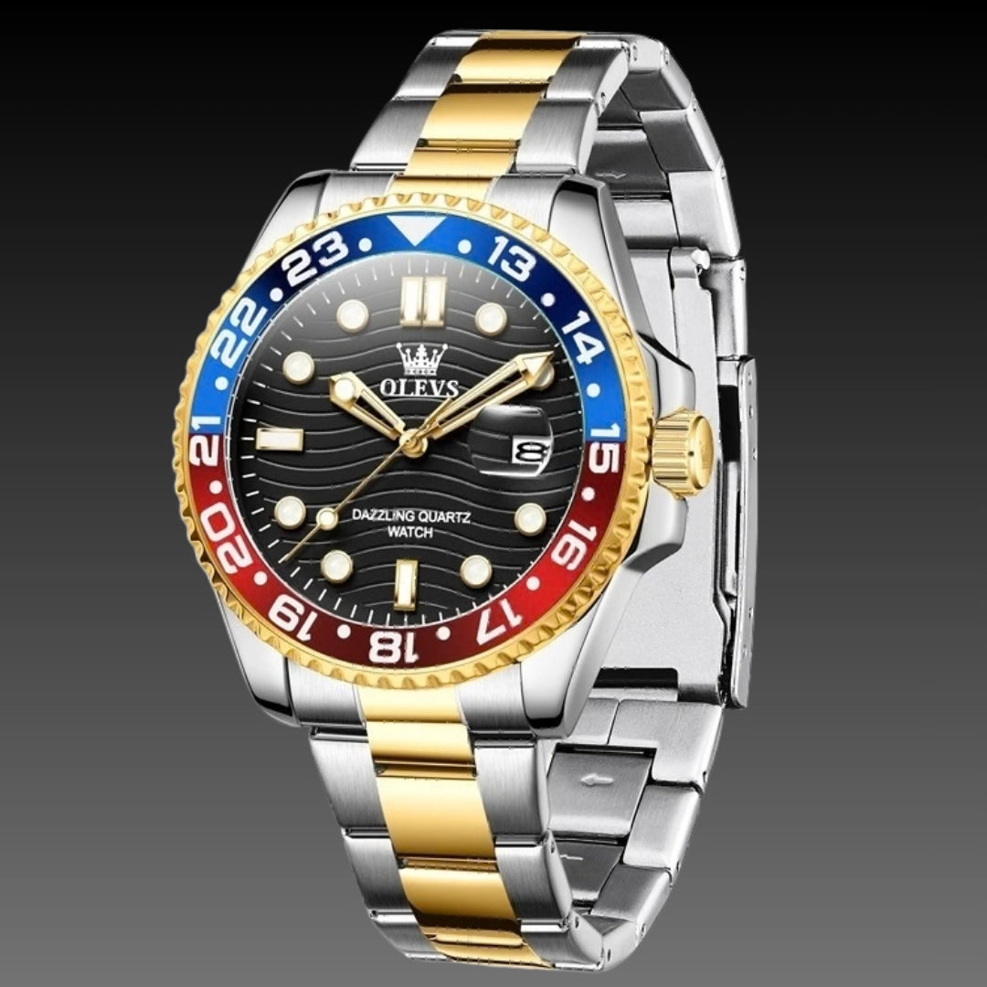 Steel Belt Business Men's Casual Quartz Watch