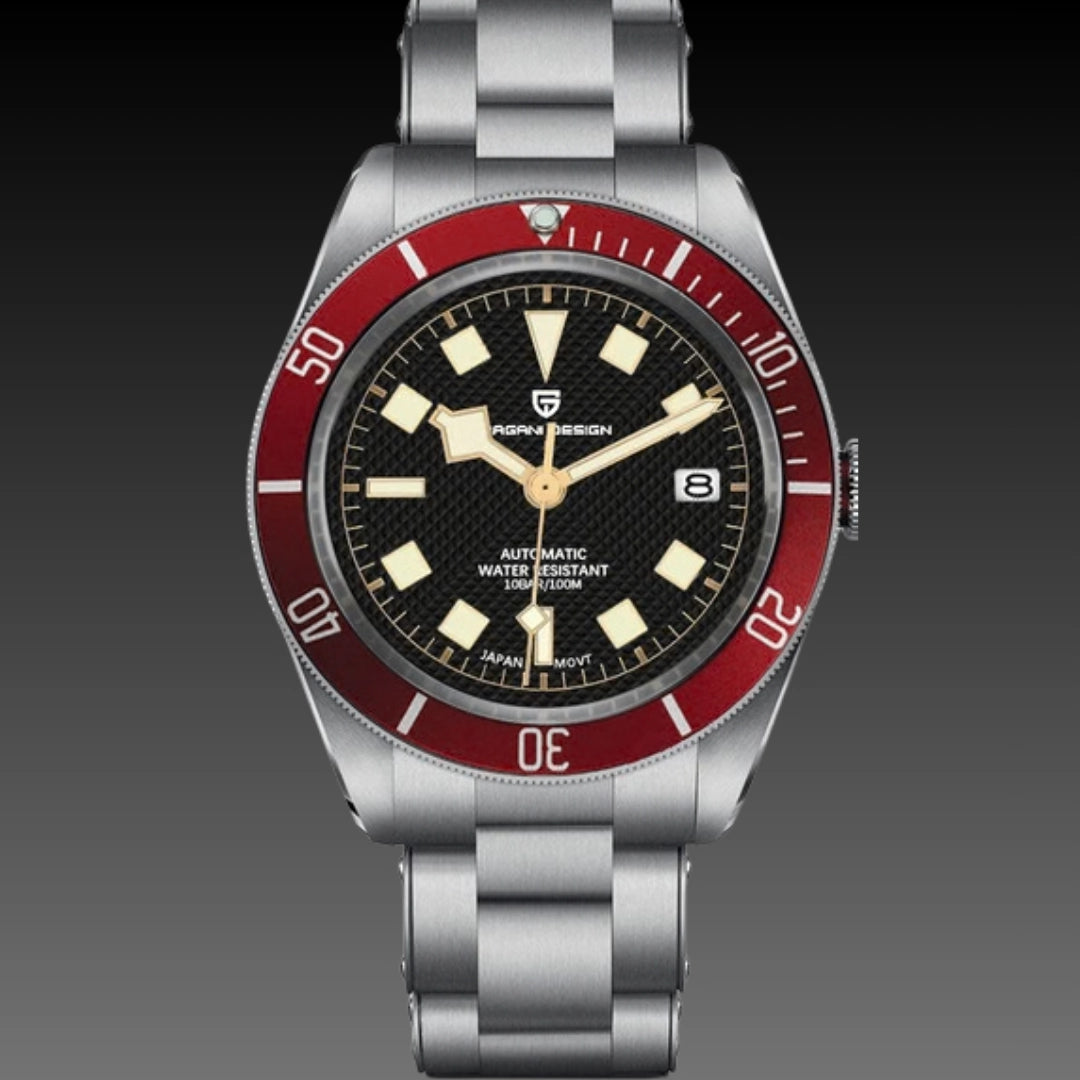 Men's Elite Skeleton Automatic Watch: 42mm Case | No Battery Required | 316L Stainless Steel