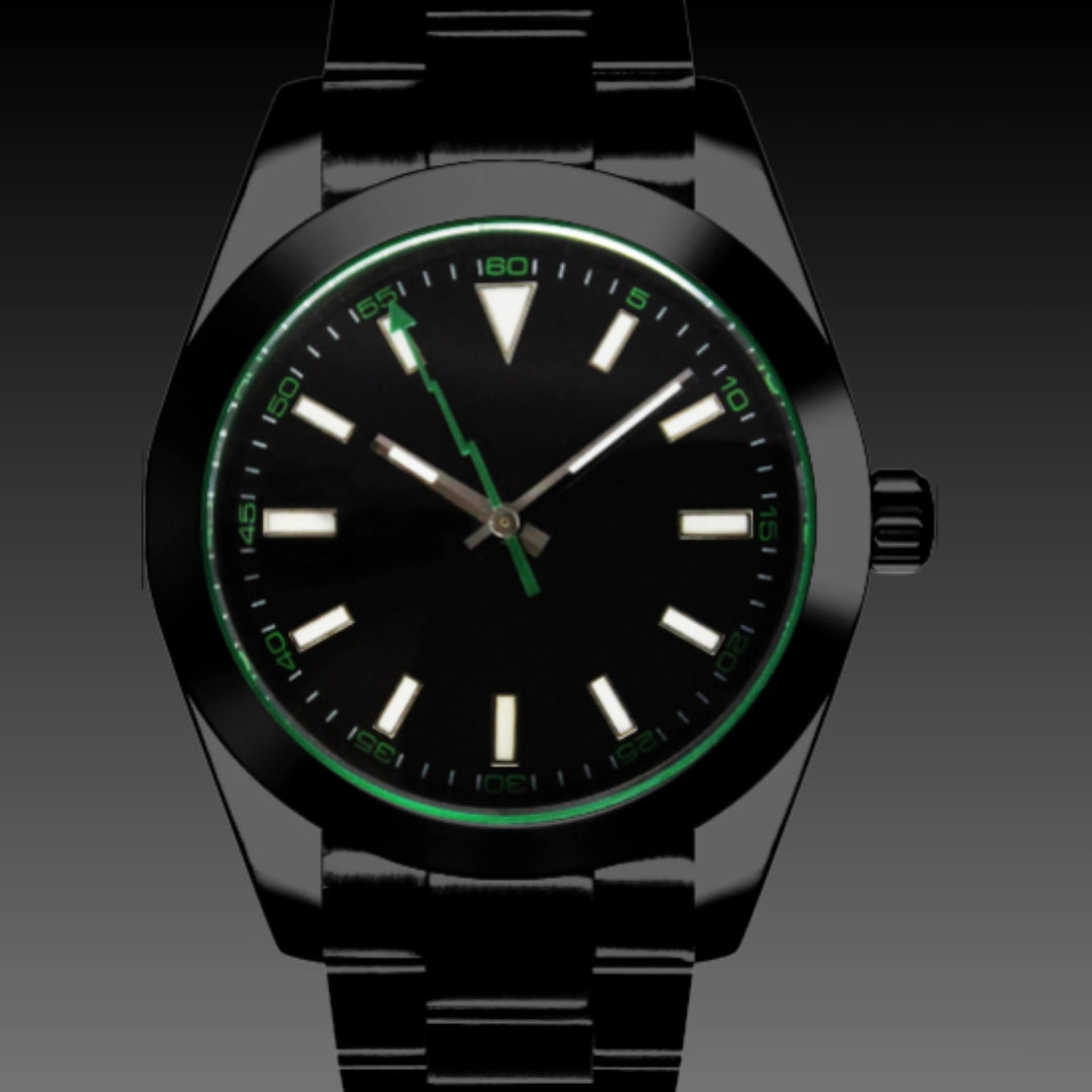 The Phantom Automatic: Sapphire Crystal | Non-Standard Black Coating | Skeleton Movement