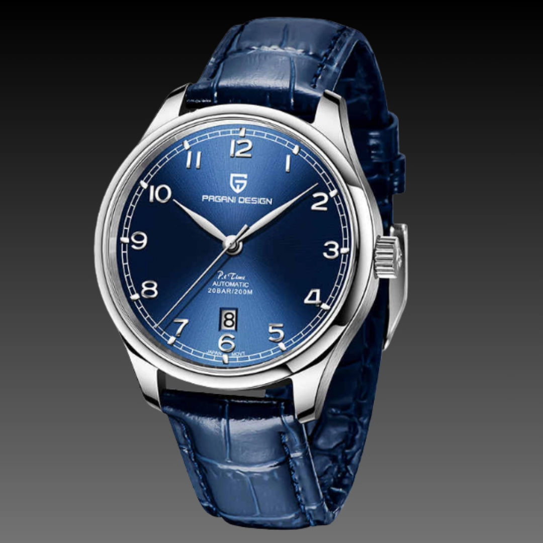 Men's Minimalist Automatic Watch – 41mm Miyota 8215 Movement with Sapphire Crystal