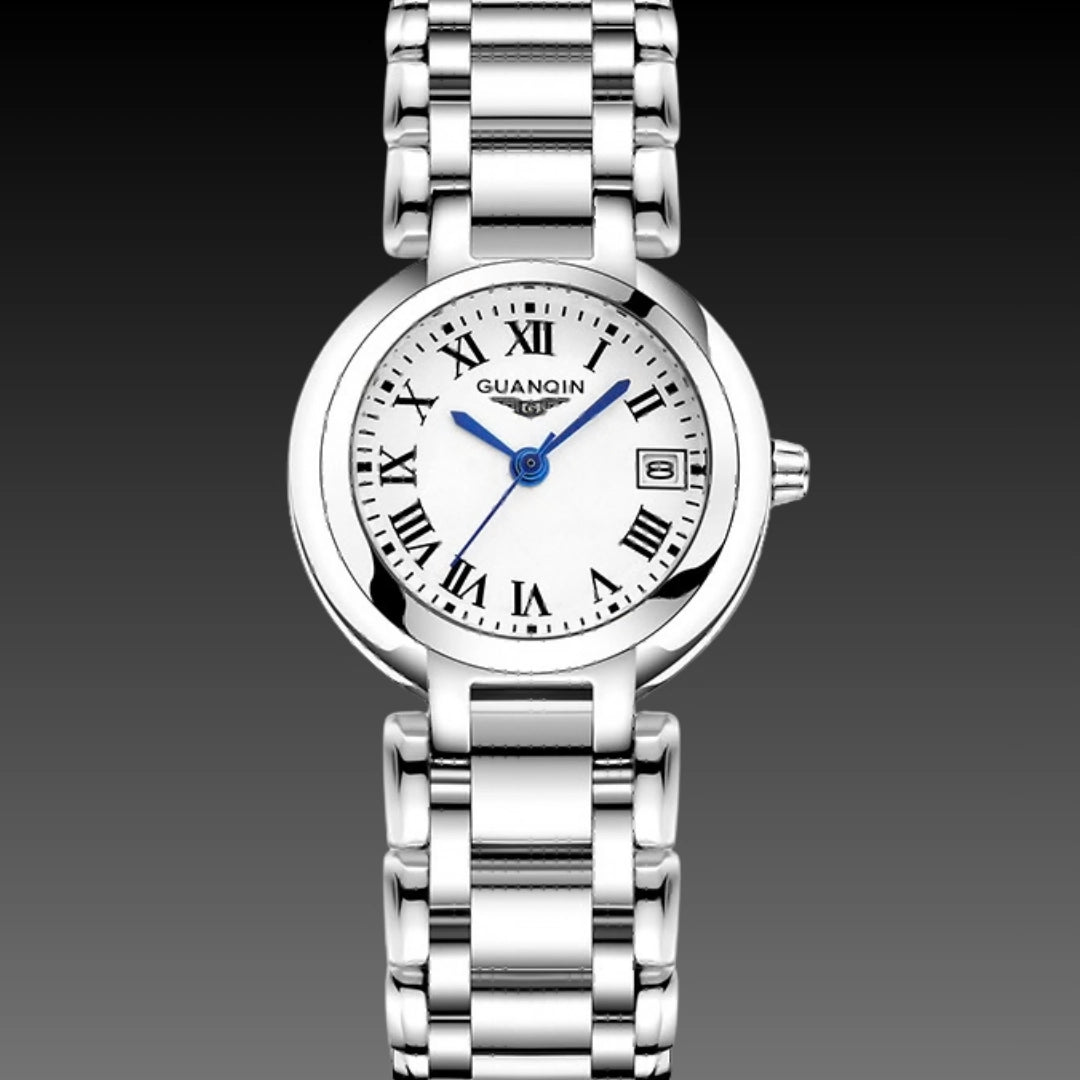High-End Compact Ladies Watch – Sapphire Crystal, 26mm Petite Dial & Ultra-Slim Stainless Steel Design