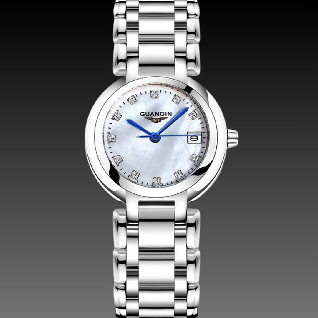 High-End Compact Ladies Watch – Sapphire Crystal, 26mm Petite Dial & Ultra-Slim Stainless Steel Design