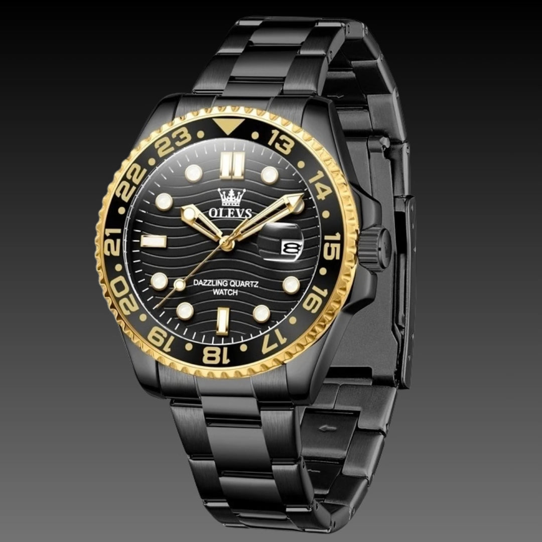 Steel Belt Business Men's Casual Quartz Watch