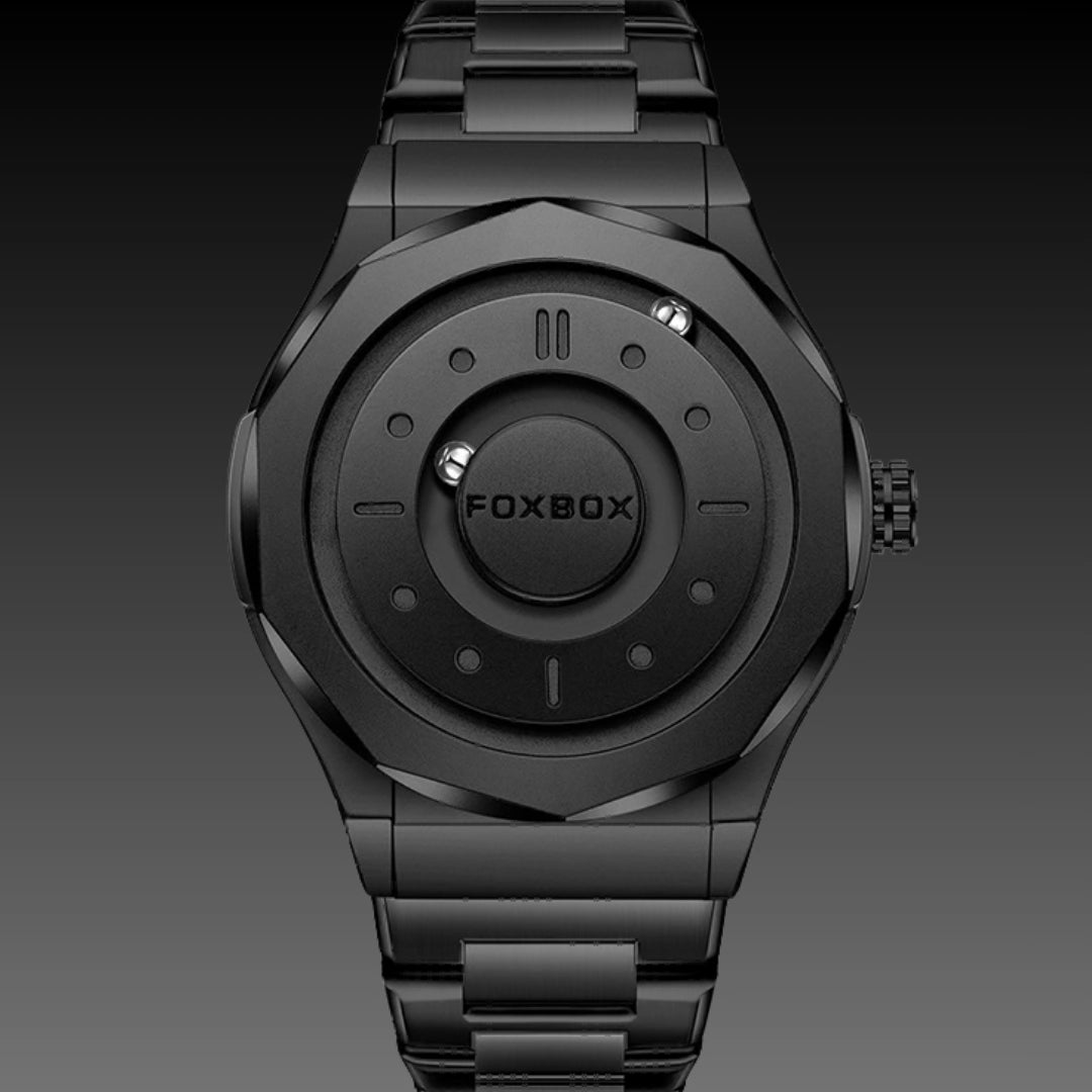 Quartz Watch With A Personalized Magnetic Ball Design