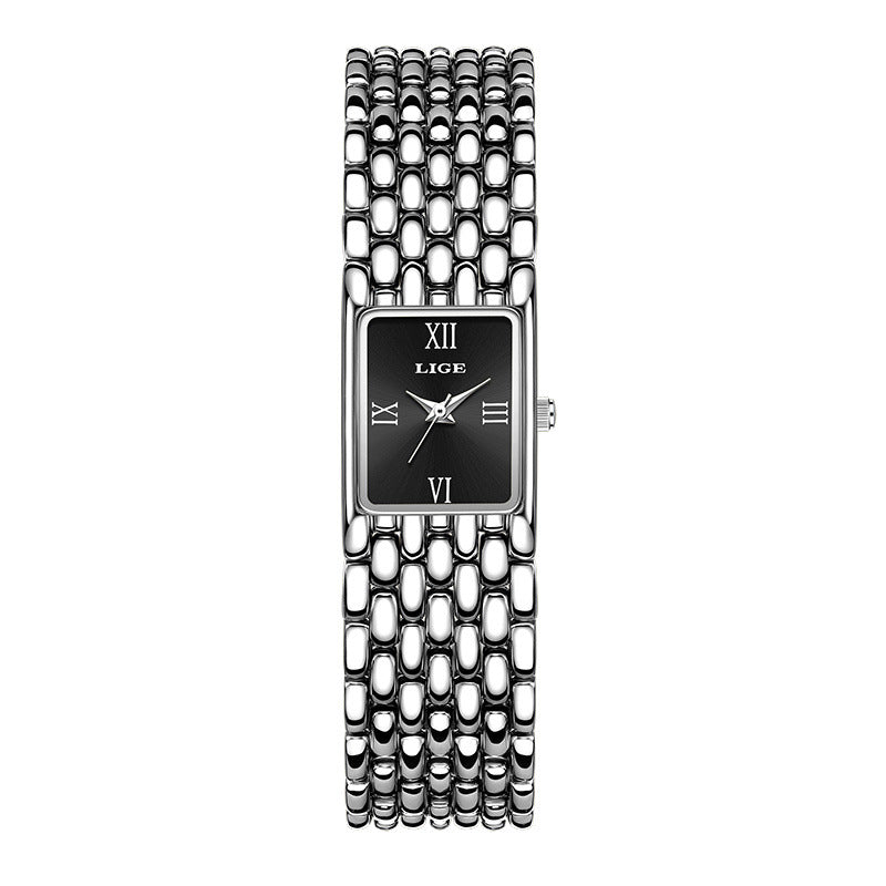 New Arrival Casual Simple And Compact Square Watch
