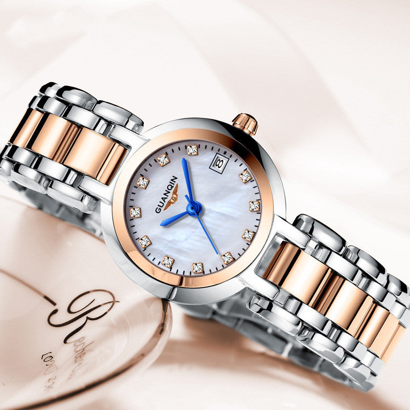 High-End Compact Ladies Watch – Sapphire Crystal, 26mm Petite Dial & Ultra-Slim Stainless Steel Design