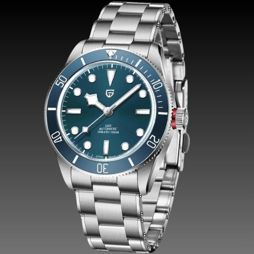 Men's Elite Skeleton Automatic Watch: 42mm Case | No Battery Required | 316L Stainless Steel