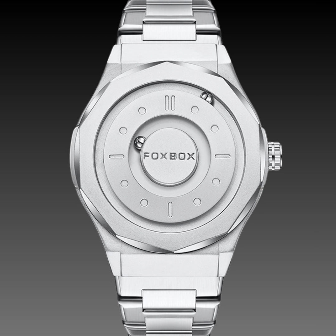 Quartz Watch With A Personalized Magnetic Ball Design