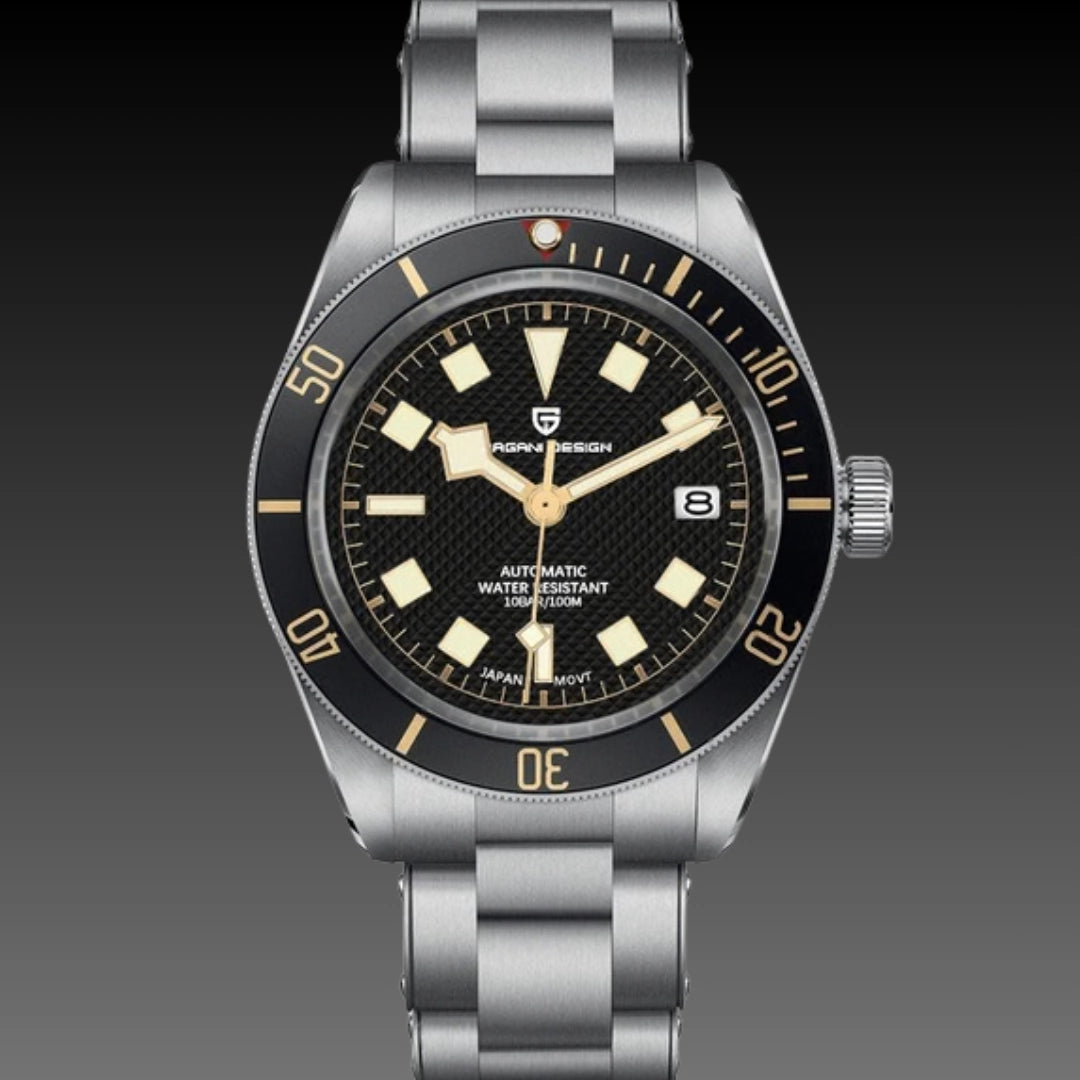 Men's Elite Skeleton Automatic Watch: 42mm Case | No Battery Required | 316L Stainless Steel