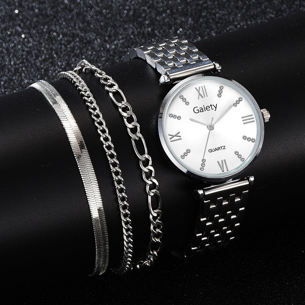 New Diamond Fashion Trend Watch: 31mm Petite Case | 8mm Slim | Bracelet Stack Sets