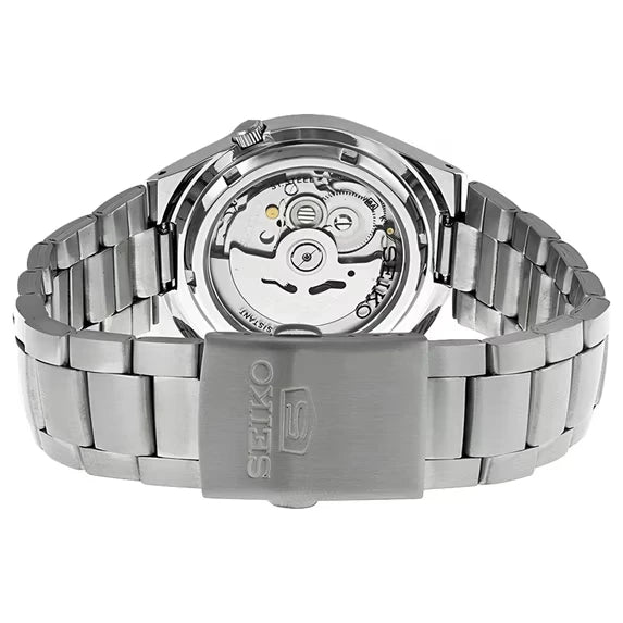 Seiko Men's 5 Automatic SNK615K Blue Stainless-Steel Automatic Dress Watch