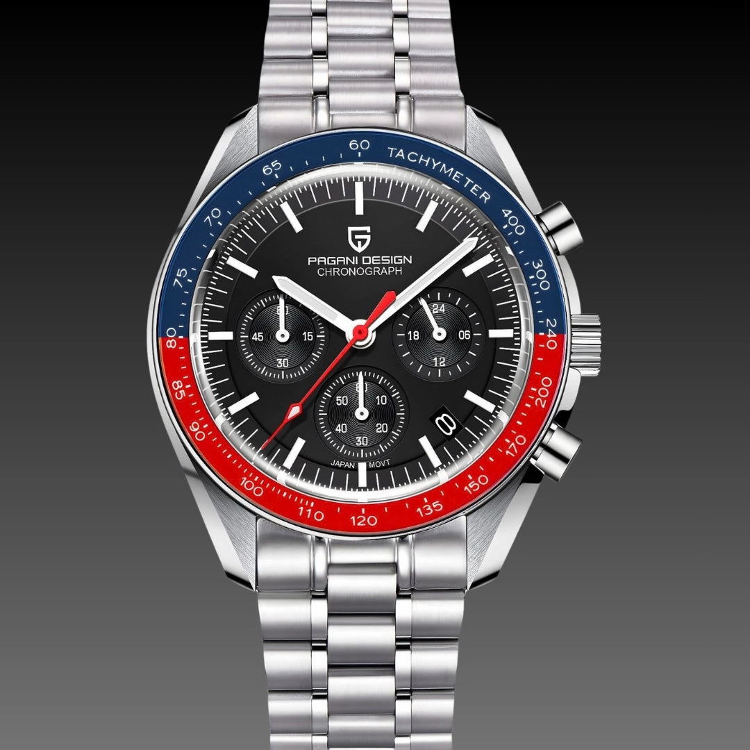 Men's Pro Racing Chronograph: 40mm Sapphire Glass | VK63 Meca-Quartz | 14mm Sports Spec