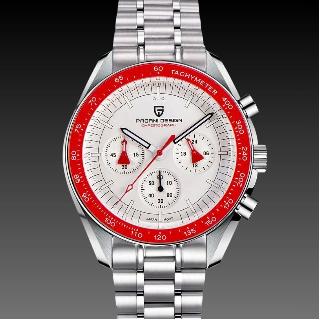 Men's Pro Racing Chronograph: 40mm Sapphire Glass | VK63 Meca-Quartz | 14mm Sports Spec