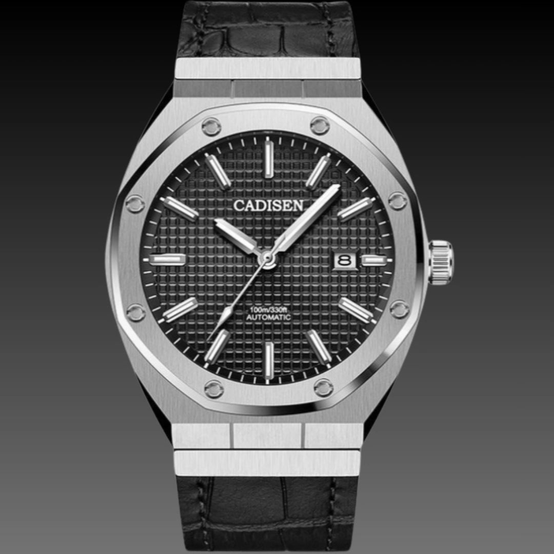Men's 46mm Luxury Automatic Watch – Seiko NH35A Movement with 100M Waterproof Rating (12.5mm Thick)