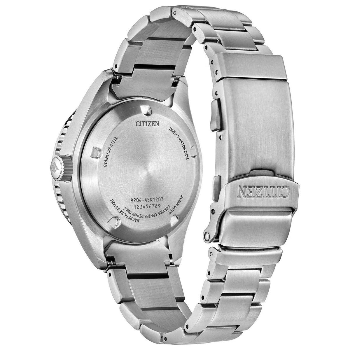 Citizen Automatic Men's Promaster Dive Sea Auto Silver-Tone Stainless Steel Bracelet Green Dial