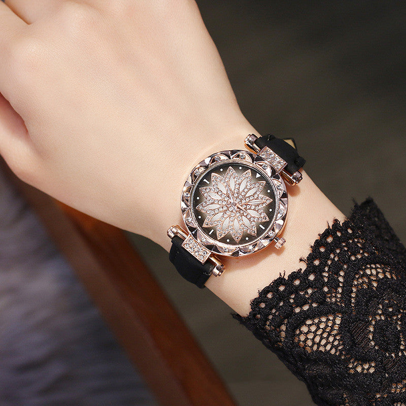 Ladies Korean Fashion Quartz Watch – Simple Stylish Stainless Steel Wristwatch in Vivid Colors
