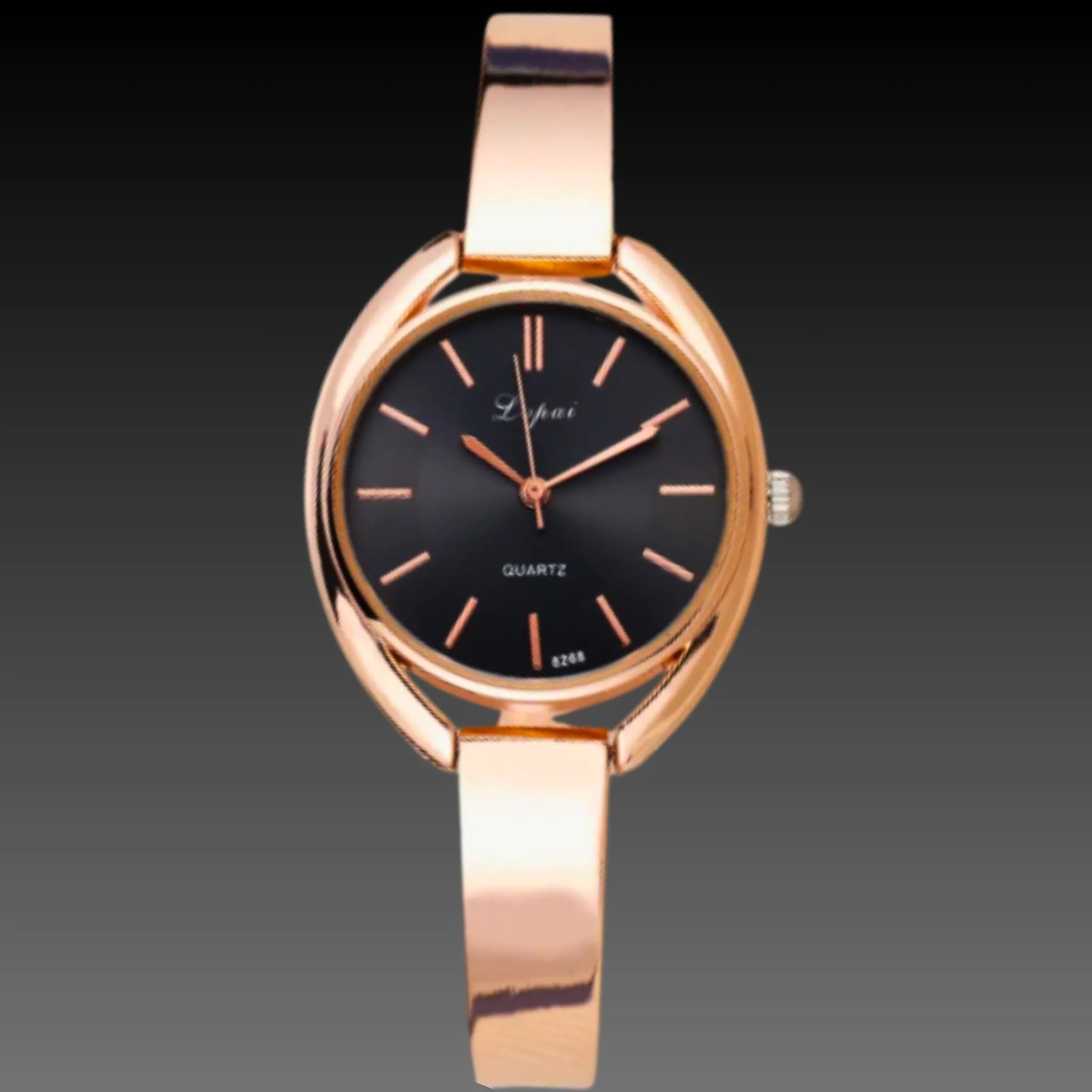 Women's Rose Gold Luxury Mesh Watch | Minimalist Dial | Elegant Bracelet Timepiece