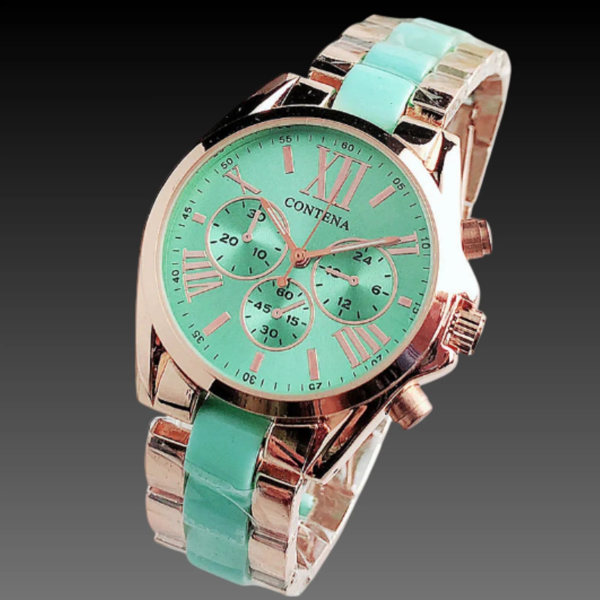 European and American fashion student wristwatch