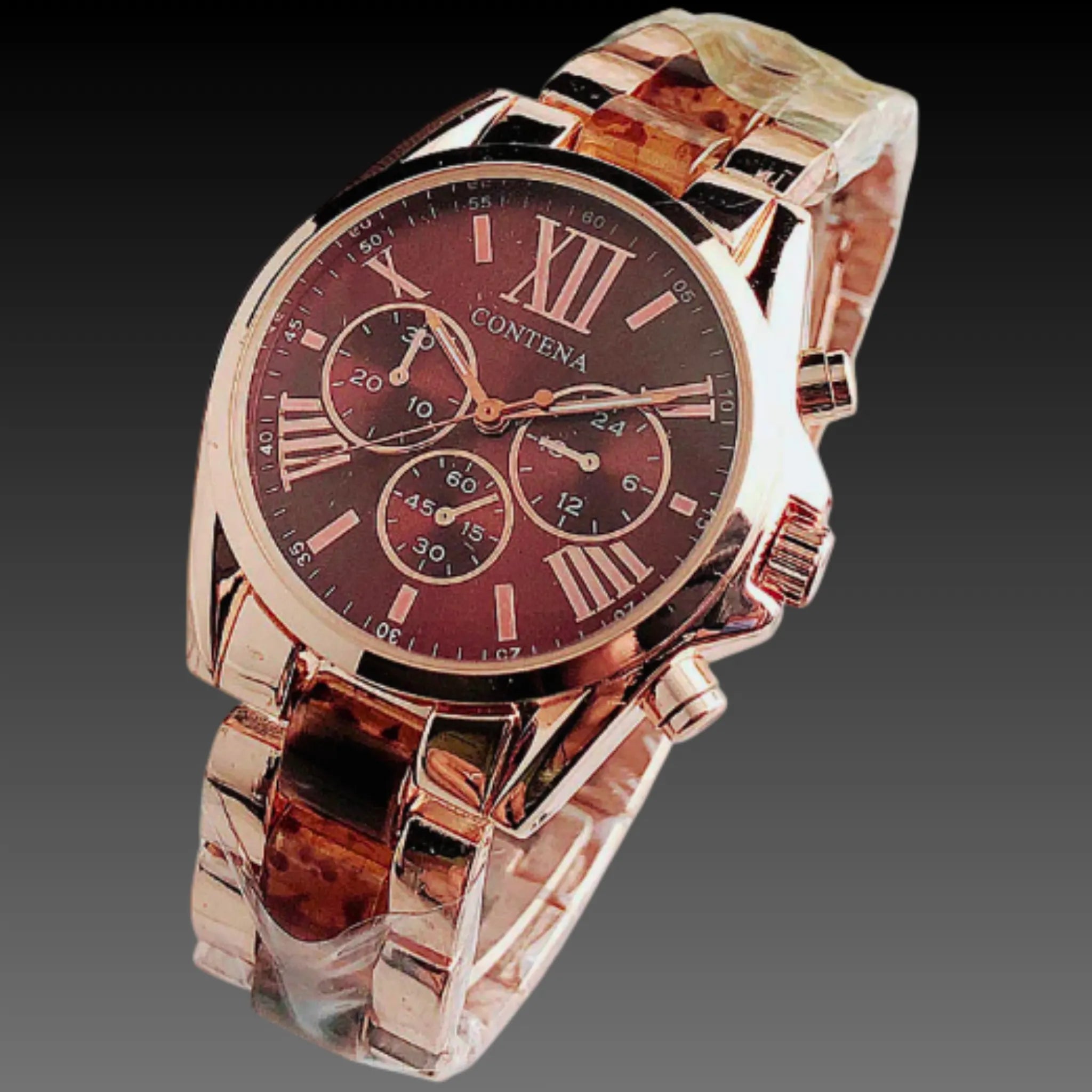 European and American fashion student wristwatch