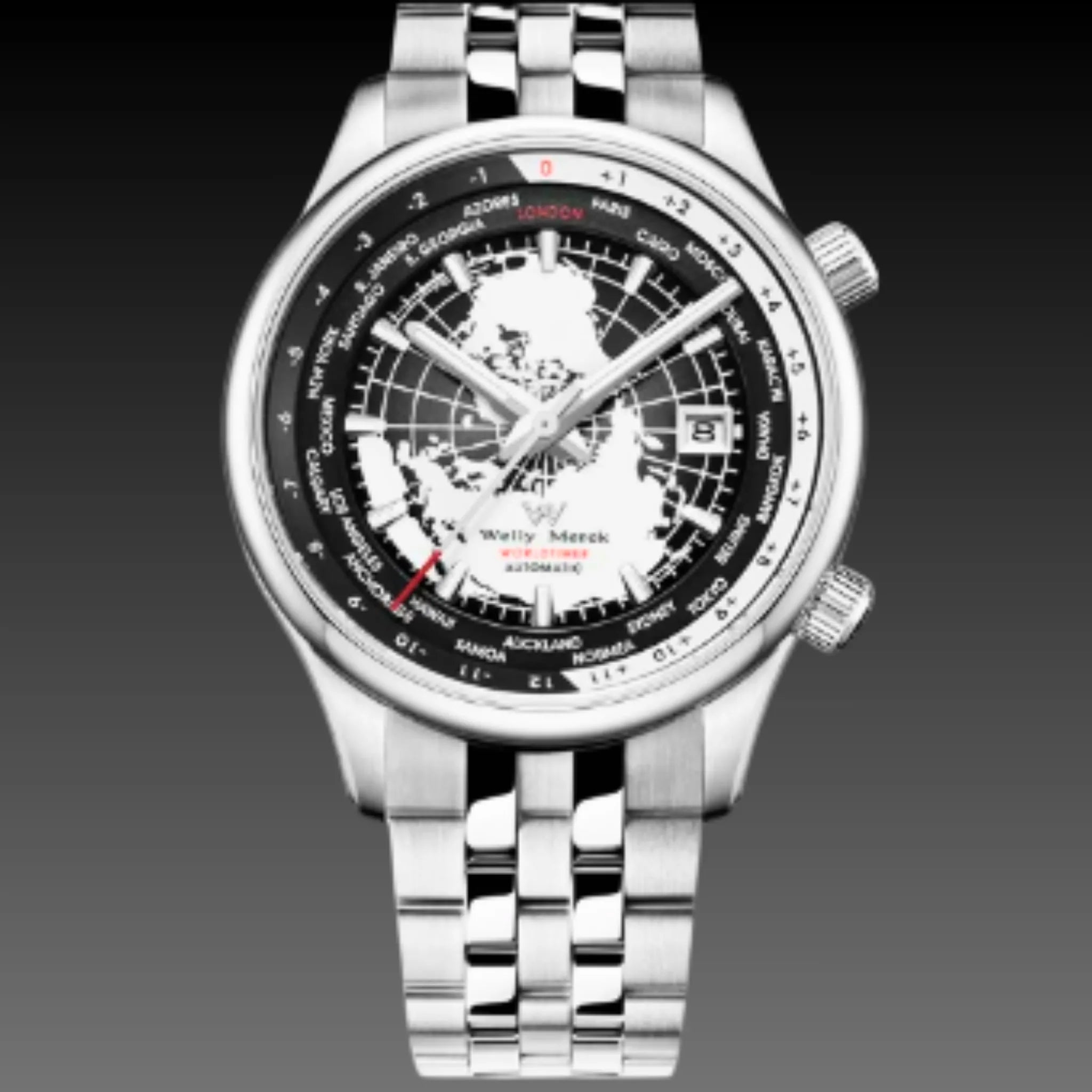 Men's Luxury Skeleton Watch | Automatic Mechanical | Transparent Steampunk Gear Dial