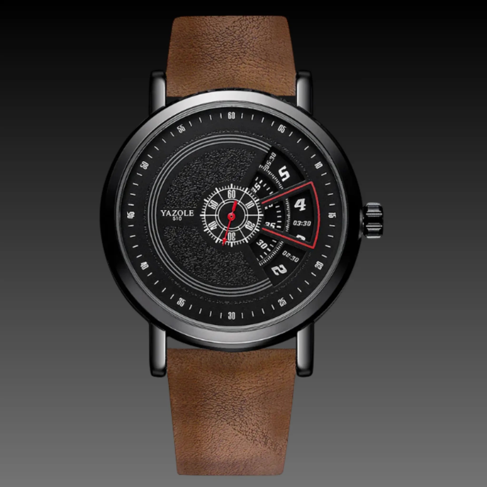 Men's 3D Car Rim Wheel Watch | Waterproof Quartz | JDM Racing Spinner Style