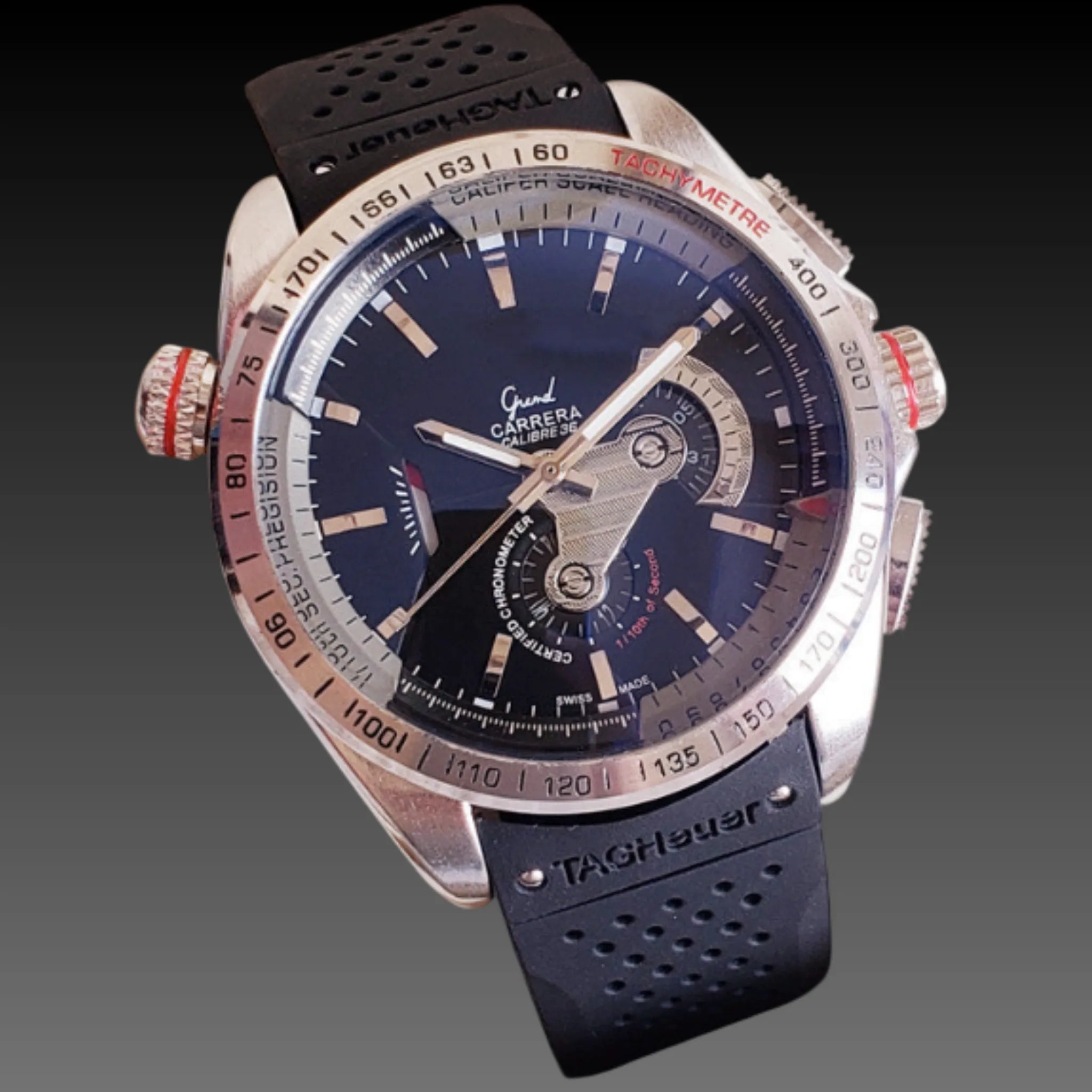 Men's Grand Racing Caliper Watch | 43.5mm Mechanical Sport Dial | Avant-Garde Design