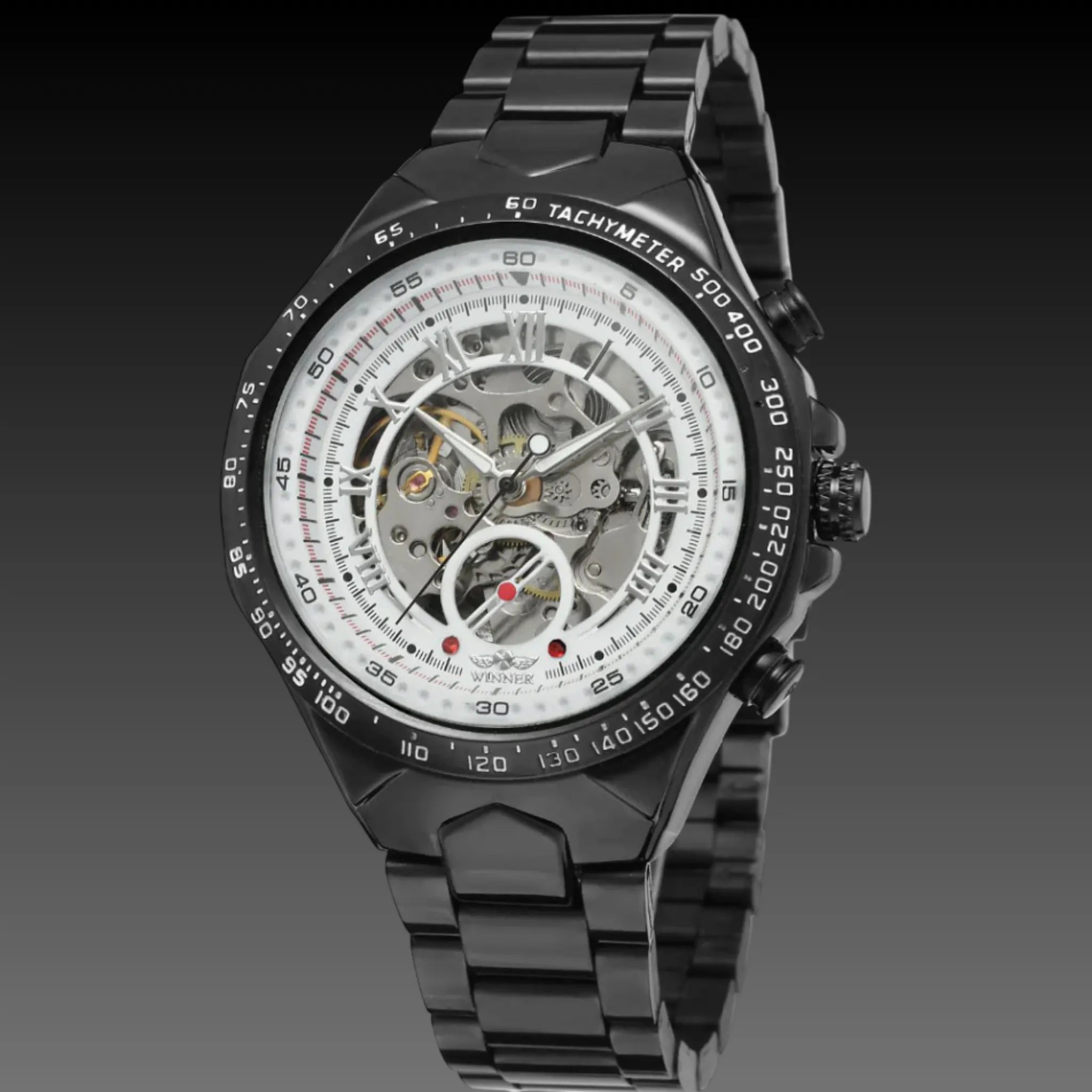 Men's Premium Automatic Mechanical Watch | Full Steel Skeleton | Self-Winding Luxury Timepiece