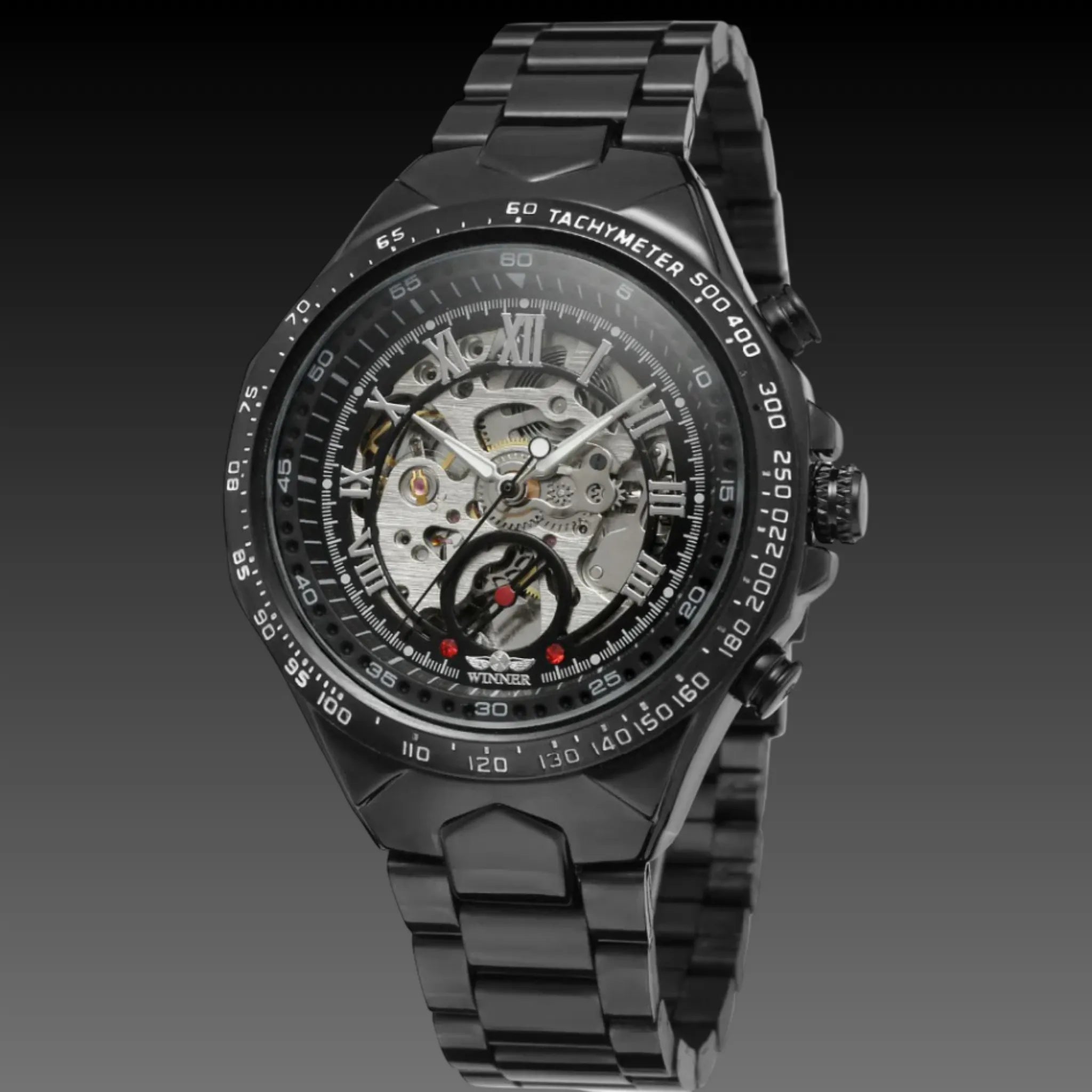 Men's Premium Automatic Mechanical Watch | Full Steel Skeleton | Self-Winding Luxury Timepiece