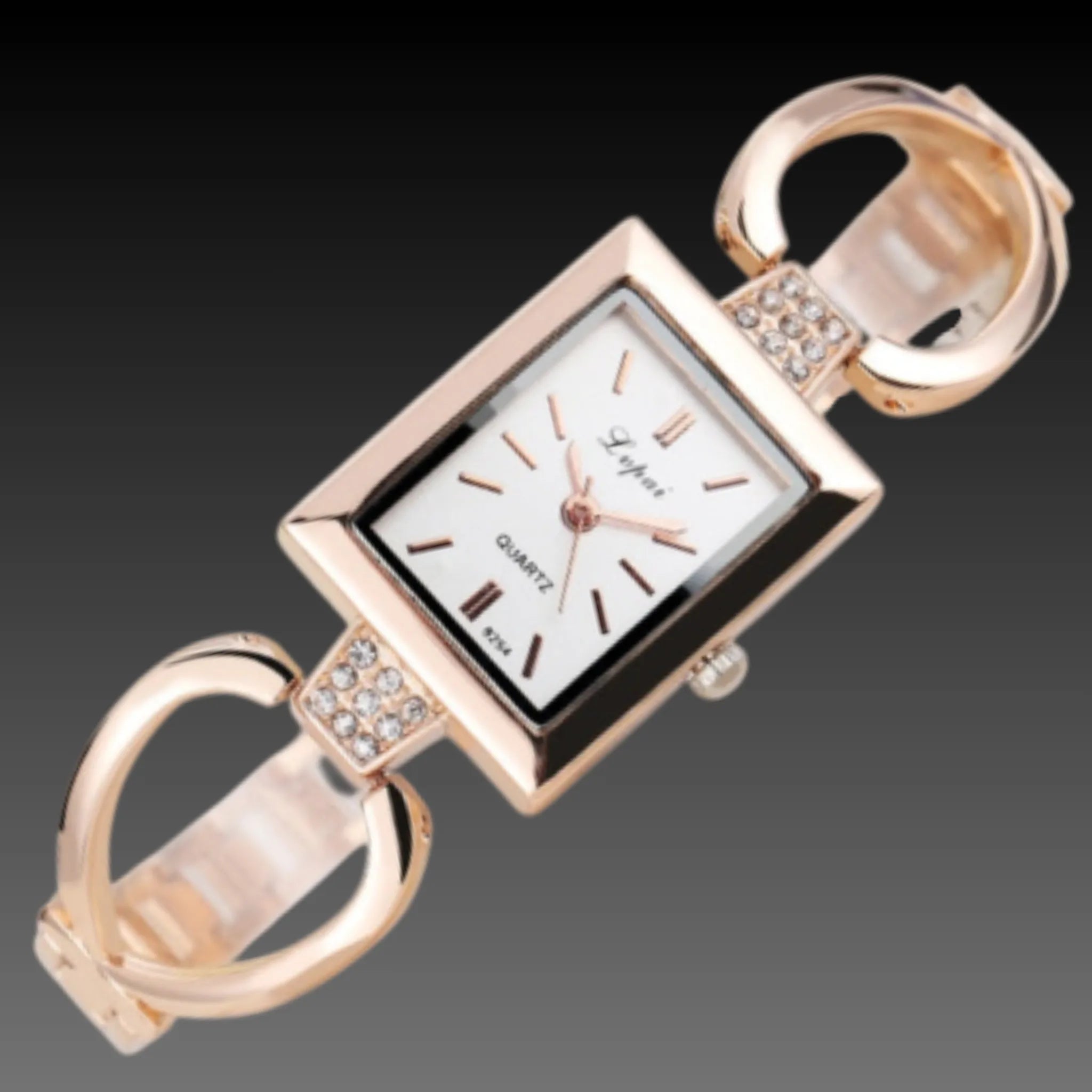 Women's Rose Gold Luxury Mesh Watch | Minimalist Dial | Elegant Bracelet Timepiece