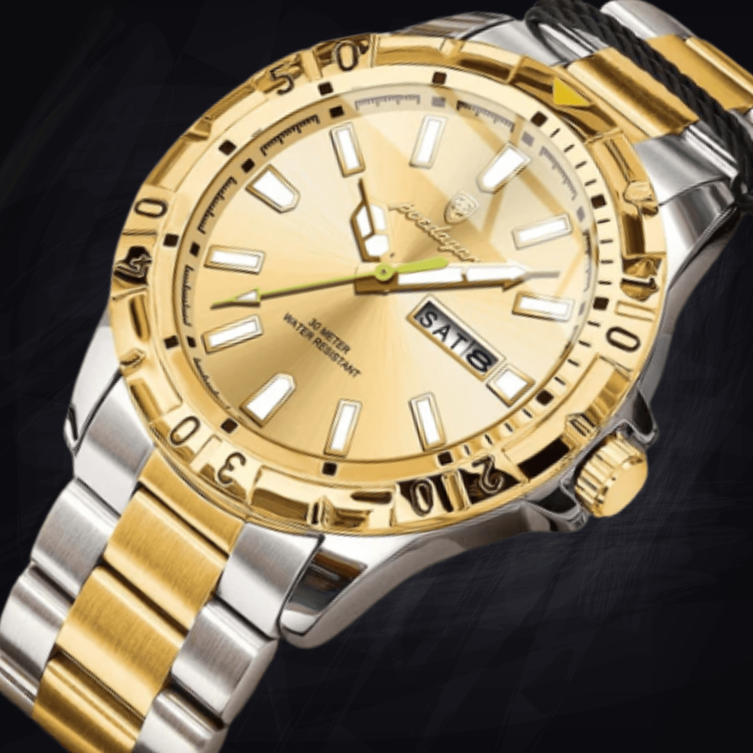 Men's Ultra-Slim Luminous Watch | 6mm Thin Case | Minimalist Quartz