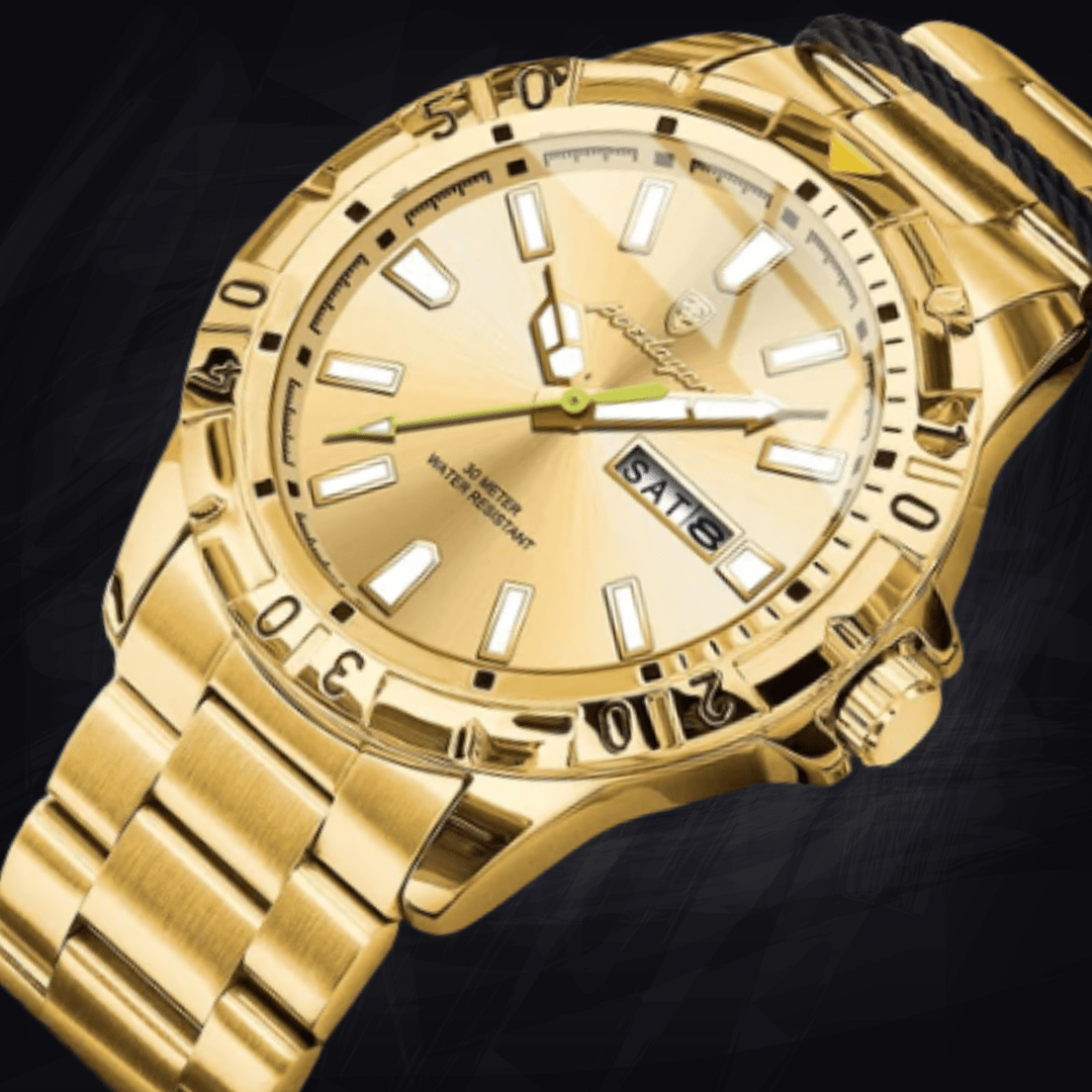 Men's Ultra-Slim Luminous Watch | 6mm Thin Case | Minimalist Quartz