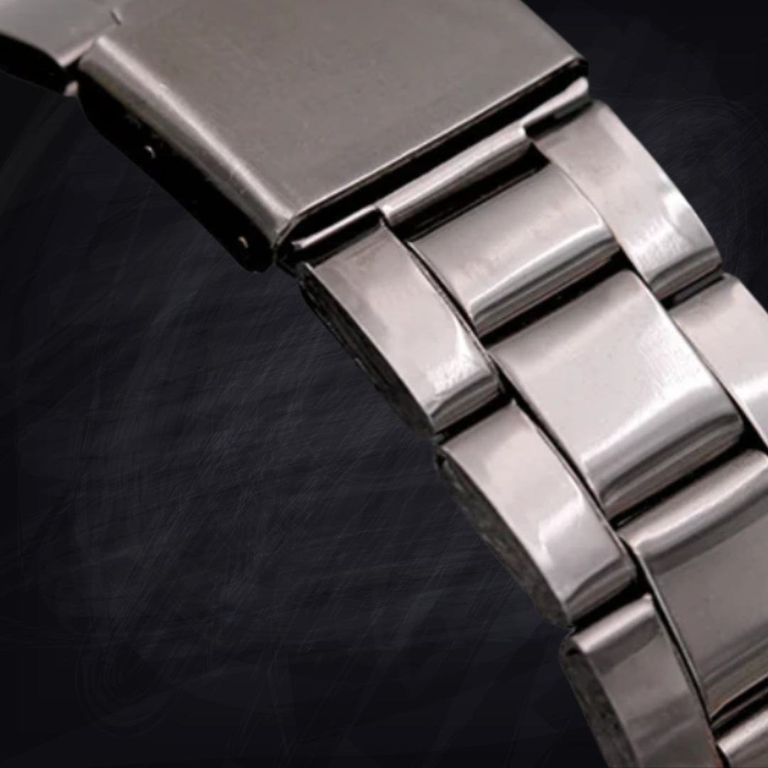 Fashion Gear Compass Turntable Stainless Steel Couple Watches (Men’s & Women’s)